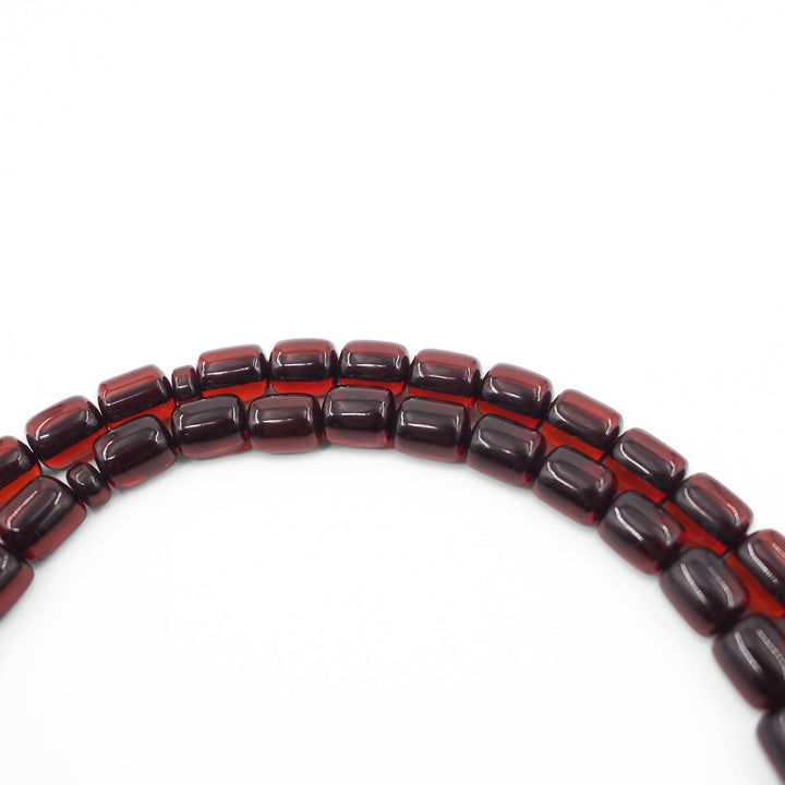 Fire Amber Tasbeeh with Special Metal Tassel - WATD931