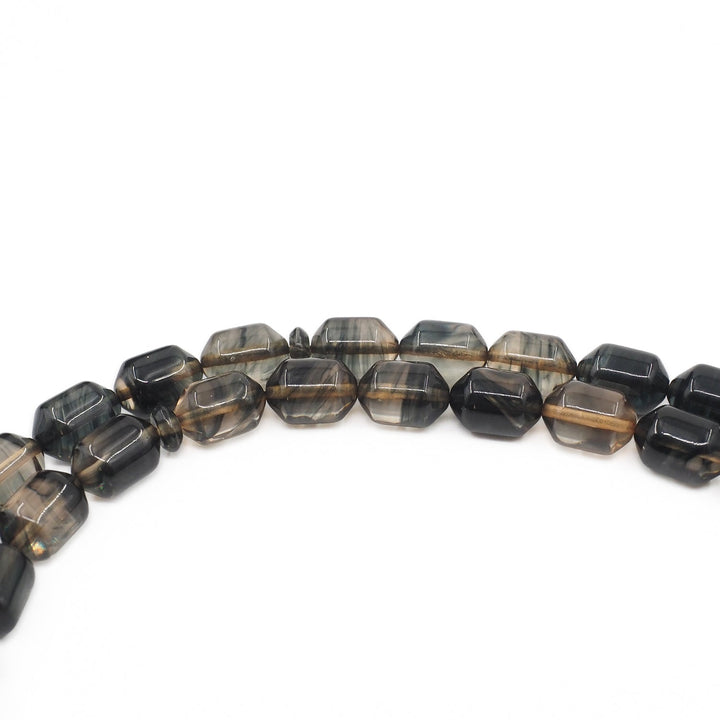 Fire Amber Tasbeeh with Pointed Capsule-Cut Beads - WATD948