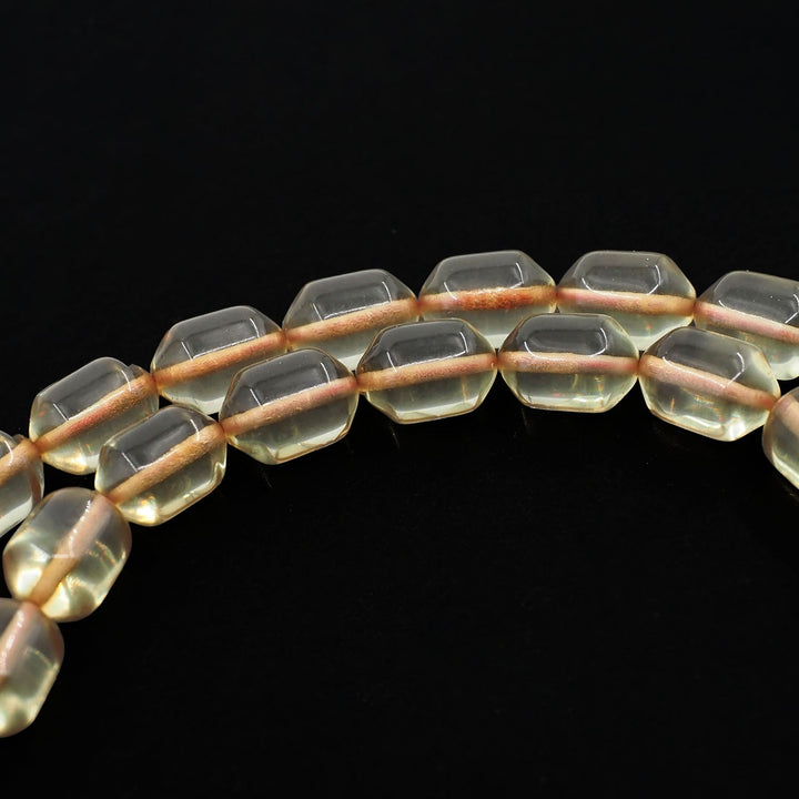 Fire Amber Tasbeeh with Pointed Capsule-Cut Beads - WATD949