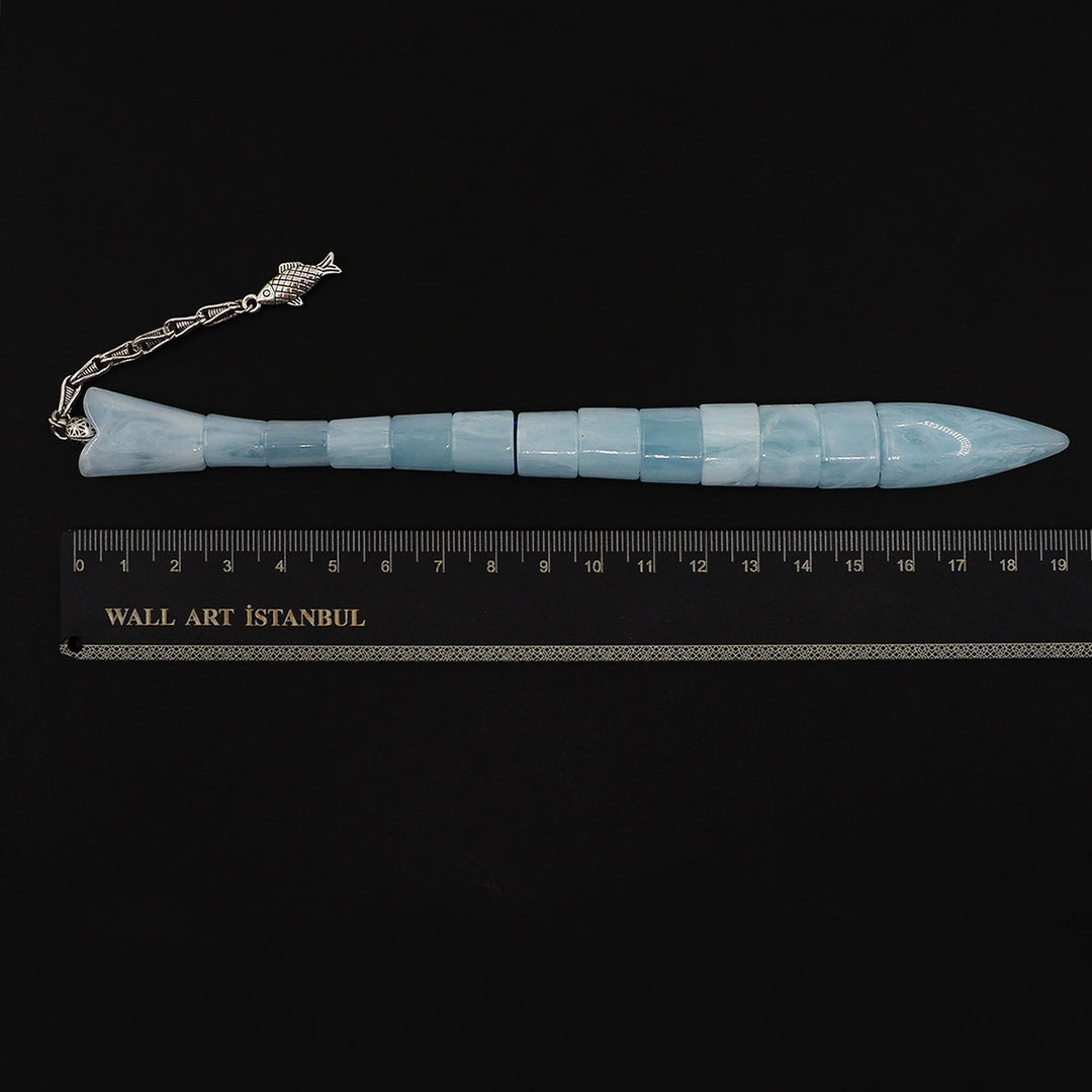 Powder Amber Fish-Style Tasbeeh - WATD959