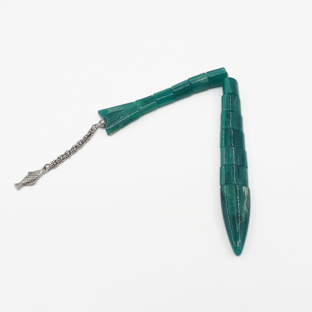 Powder Amber Fish-Style Tasbeeh - WATD961