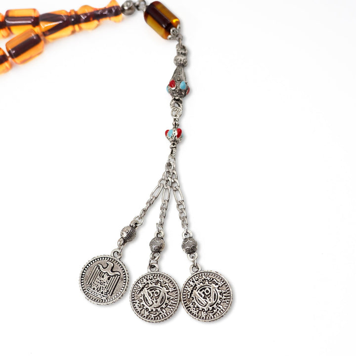 Capsule-Cut Rod Material Tasbeeh with Alpaca Tassel - WATD967