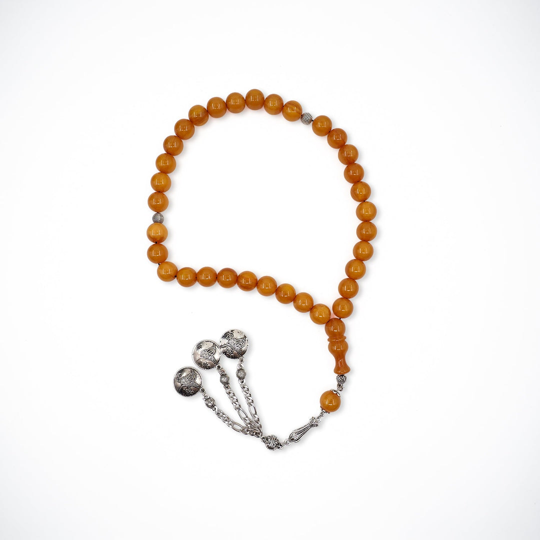Sphere-Cut Rod Material Tasbeeh with Alpaca Tassel - WATD968
