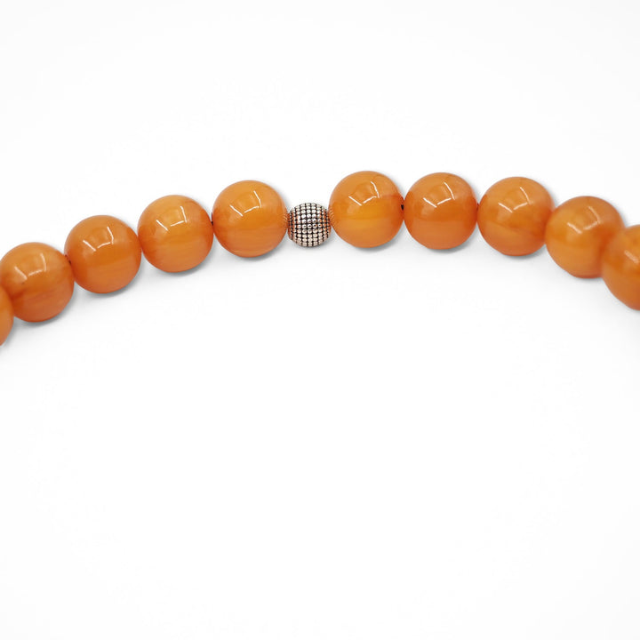 Sphere-Cut Rod Material Tasbeeh with Alpaca Tassel - WATD968