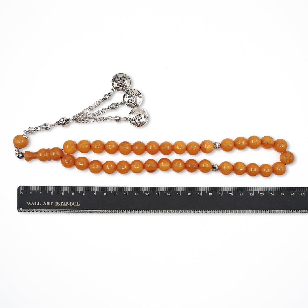 Sphere-Cut Rod Material Tasbeeh with Alpaca Tassel - WATD968