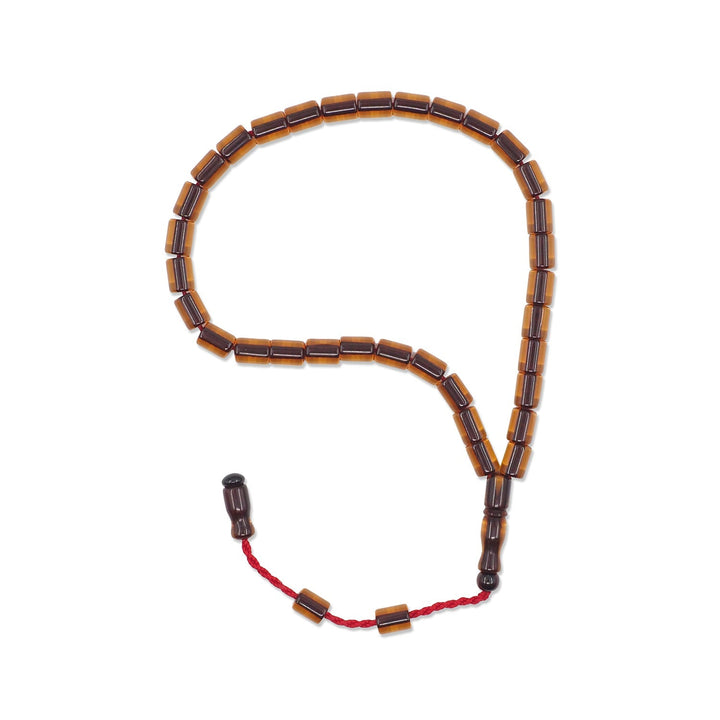 Pressed Amber Rod Material System Tasbeeh - WATD973