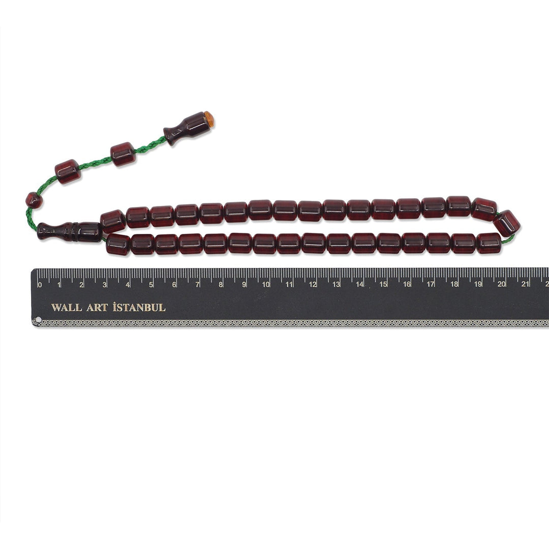 Pressed Amber Rod Material System Tasbeeh - WATD975