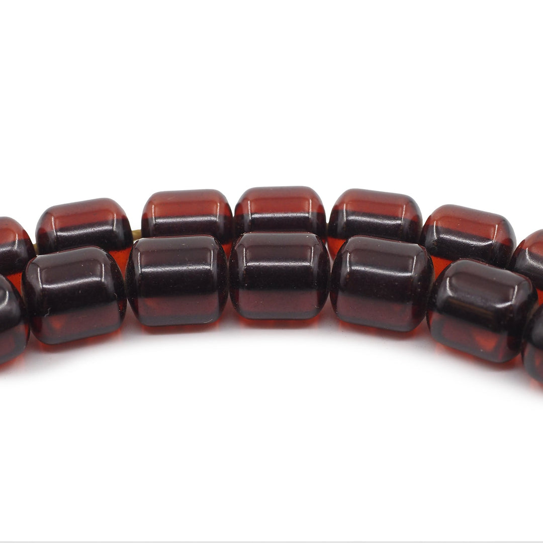 Pressed Amber Rod Material System Tasbeeh - WATD976