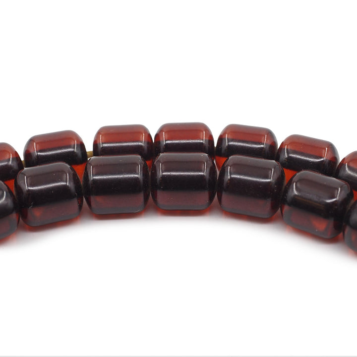 Pressed Amber Rod Material System Tasbeeh - WATD976