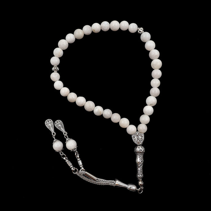 Natural Moonstone Sphere-Cut Tasbeeh - WATD990