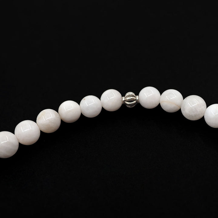 Natural Moonstone Sphere-Cut Tasbeeh - WATD990