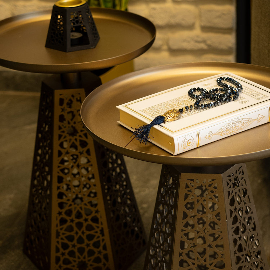 Arabic Side Table Berlian S Metal Islamic Side Table - WAMZ003 – Wall Art Istanbul