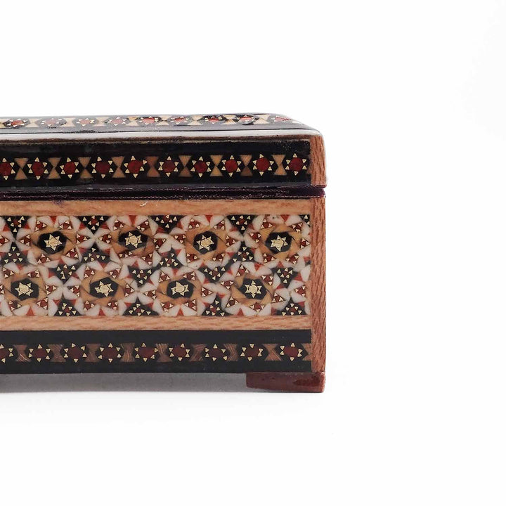Handcrafted Hatem Inlaid Wooden Decorative Box - WAAH320