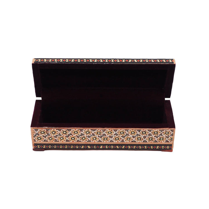Handcrafted Hatem Inlaid Wooden Decorative Box - WAAH372