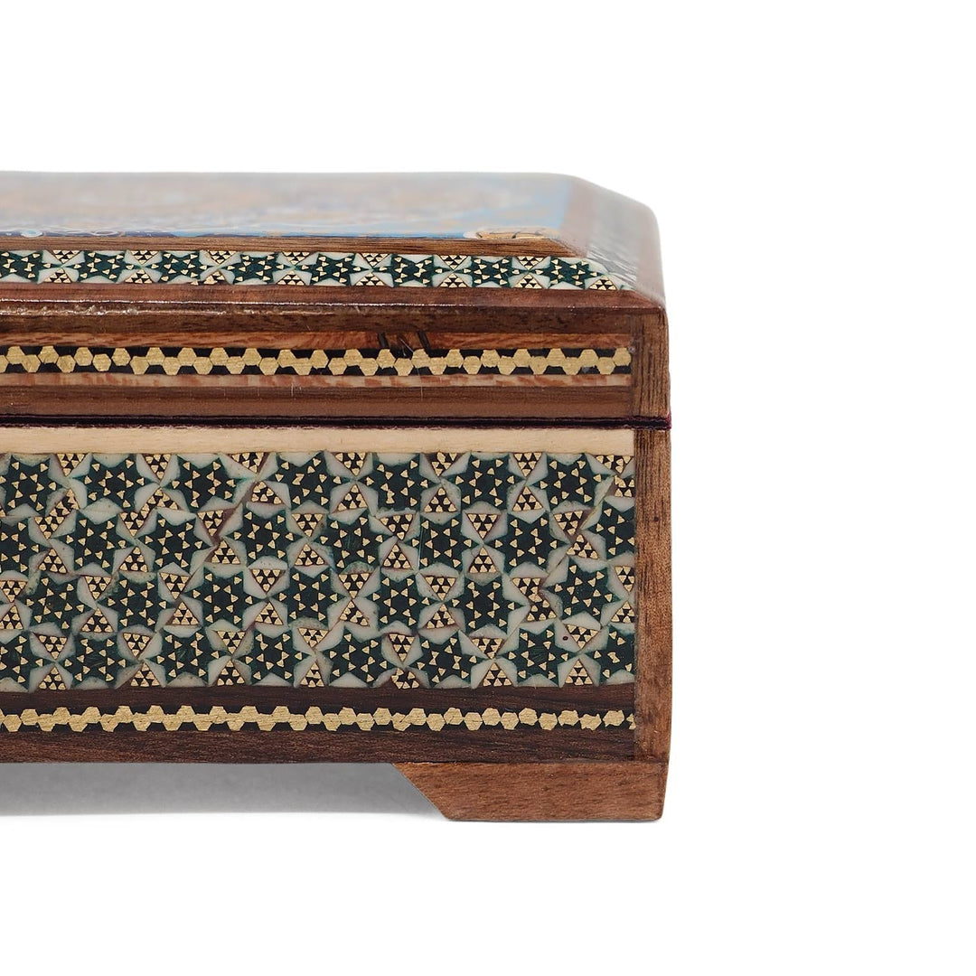 Handcrafted Hatem Inlaid Wooden Decorative Box - WAAH341