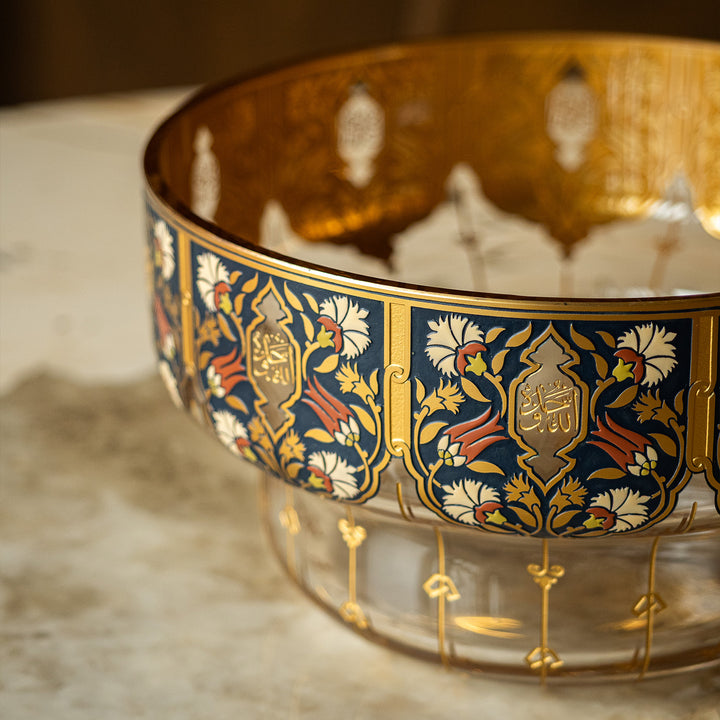 Mürüvvet Decorative Glass Bowl - WAMC008