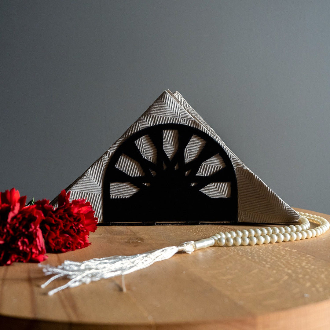 SALE - Black Metal Napkin Holder - WAMH072