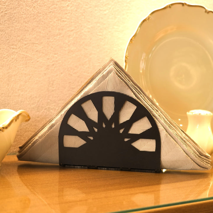 SALE - Black Metal Napkin Holder - WAMH072