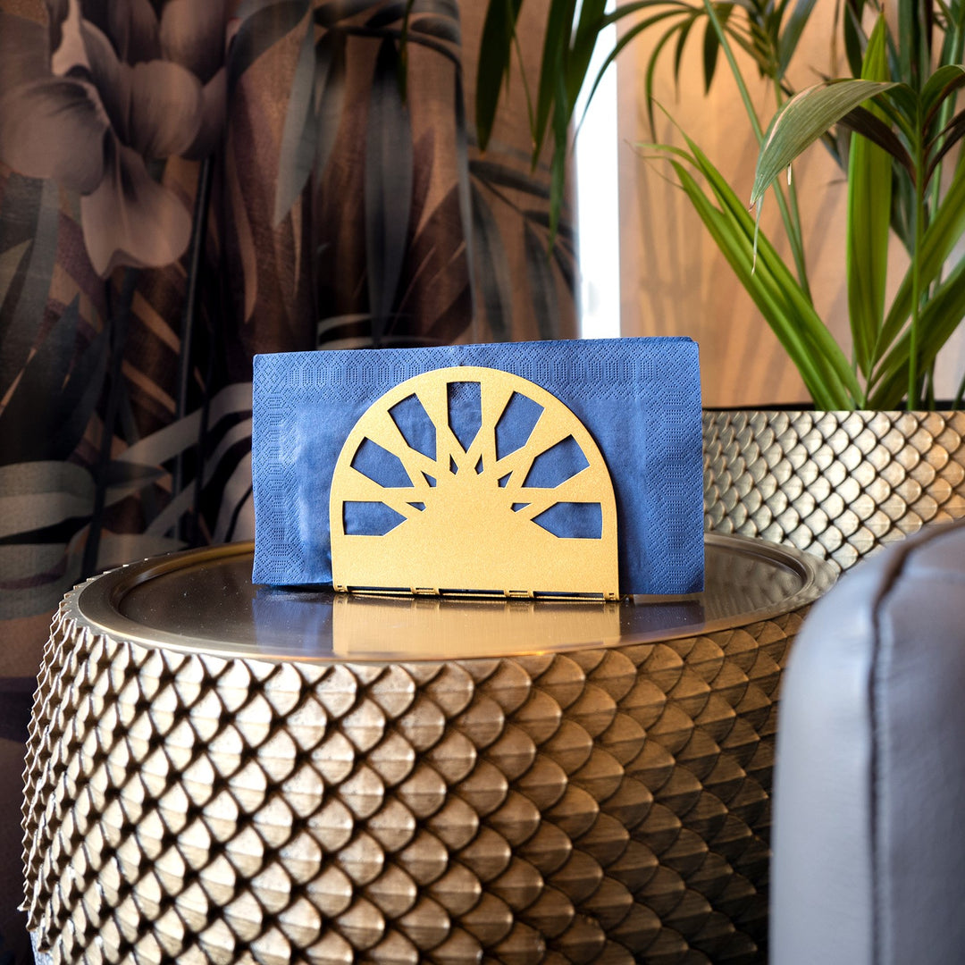 SALE - Black Metal Napkin Holder - WAMH072