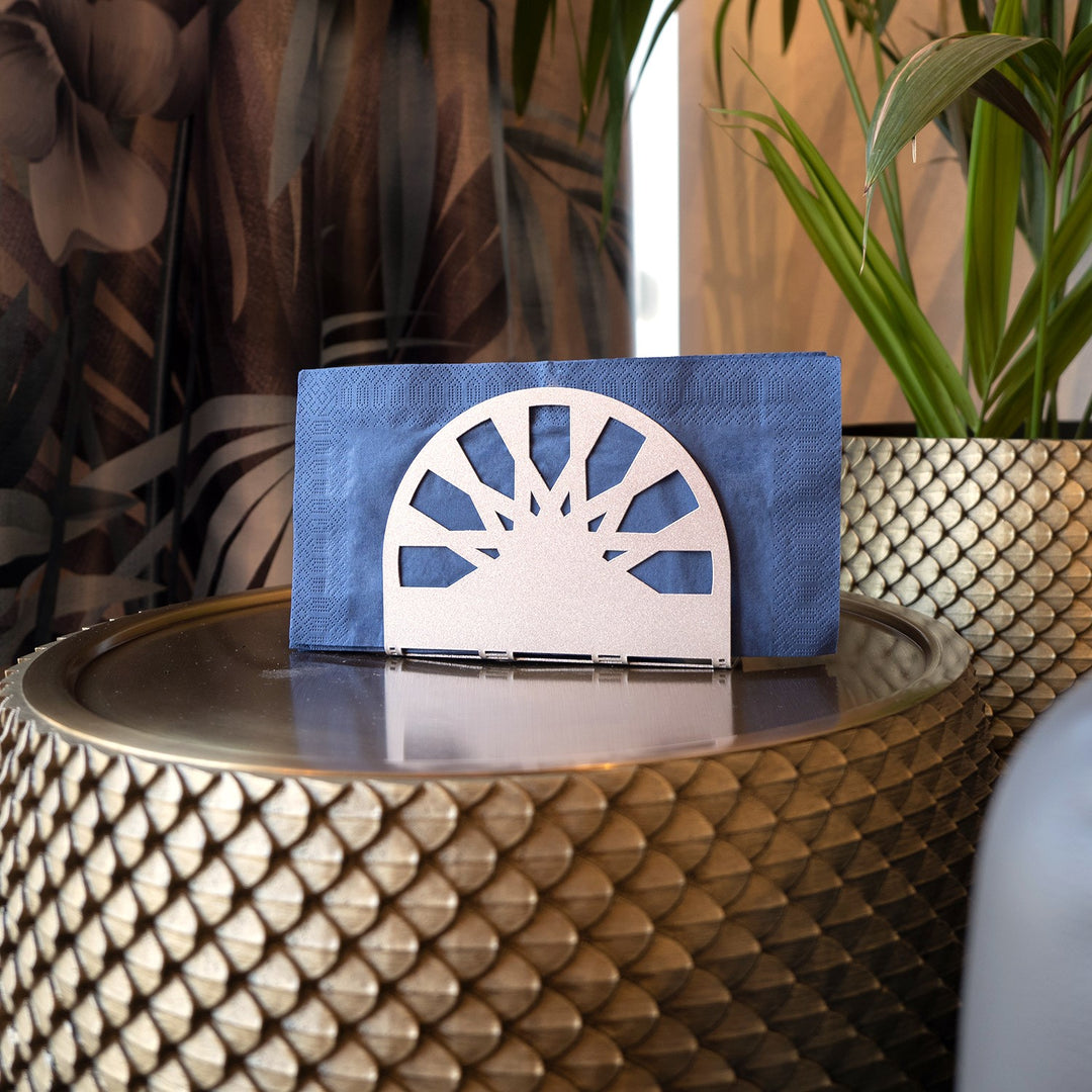 SALE - Black Metal Napkin Holder - WAMH072