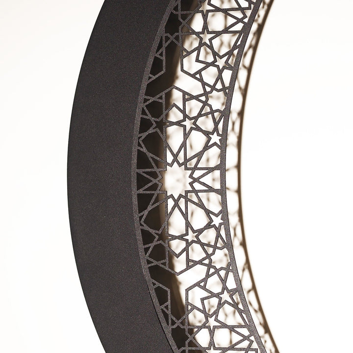 3D Metal Crescent and Star Wall Art - WAM208