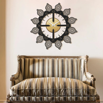 Islamic Pattern Metal Wall Clock - WAMS014