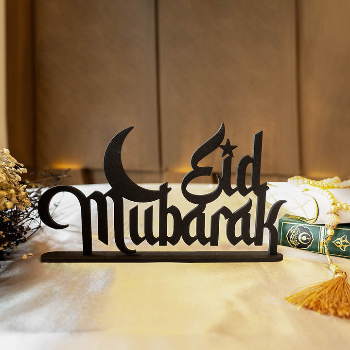 SALE - Eid Mubarak Metal Tabletop Decor - WAMH108