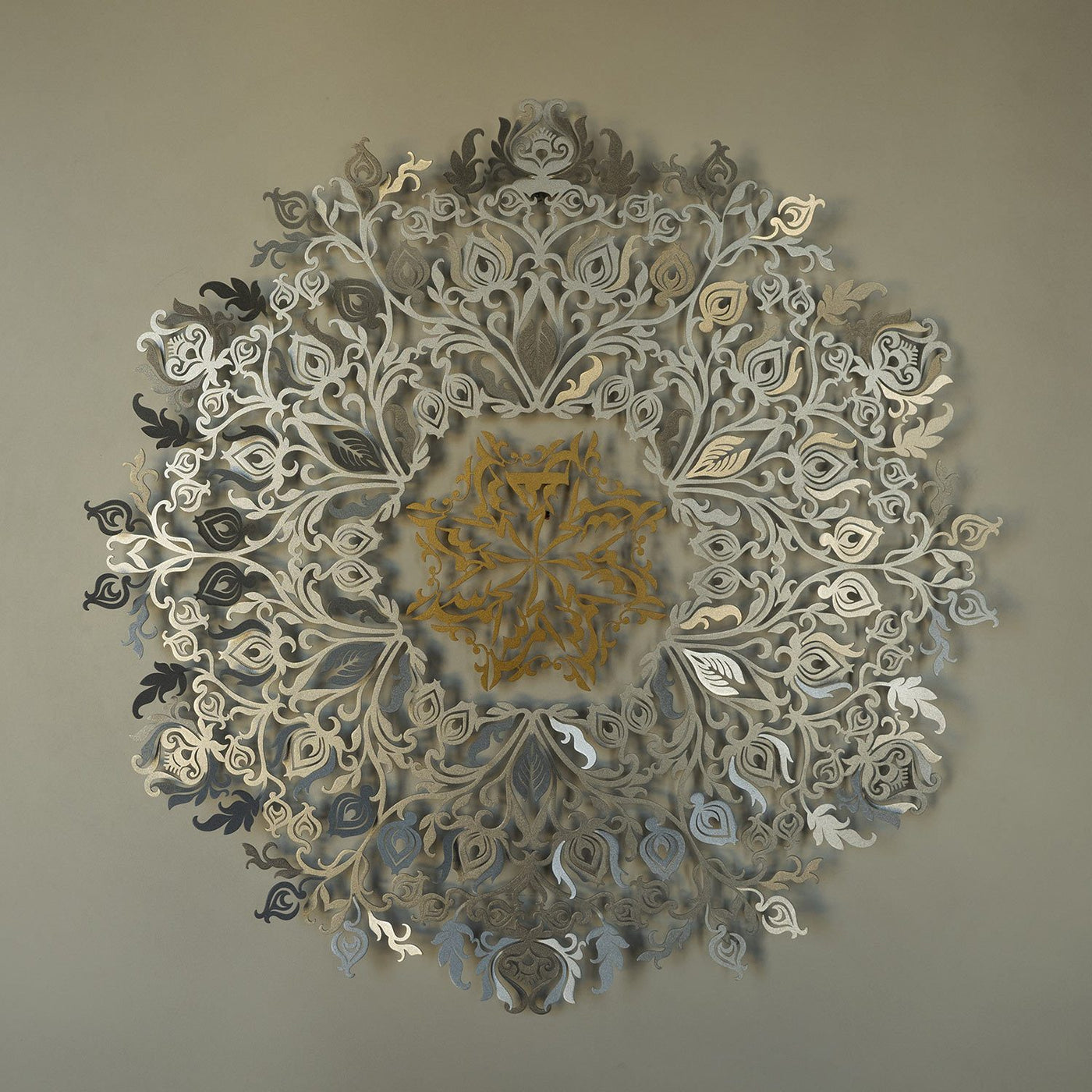 Metal 3D Alhamdulillah Islamic Wall Art (2 Piece) - WAM143
