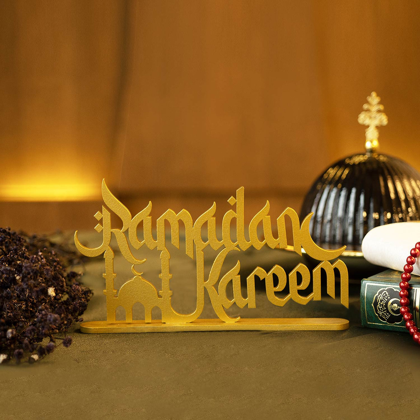 Ramadan Kareem Metal Tabletop Decor - WAMH105