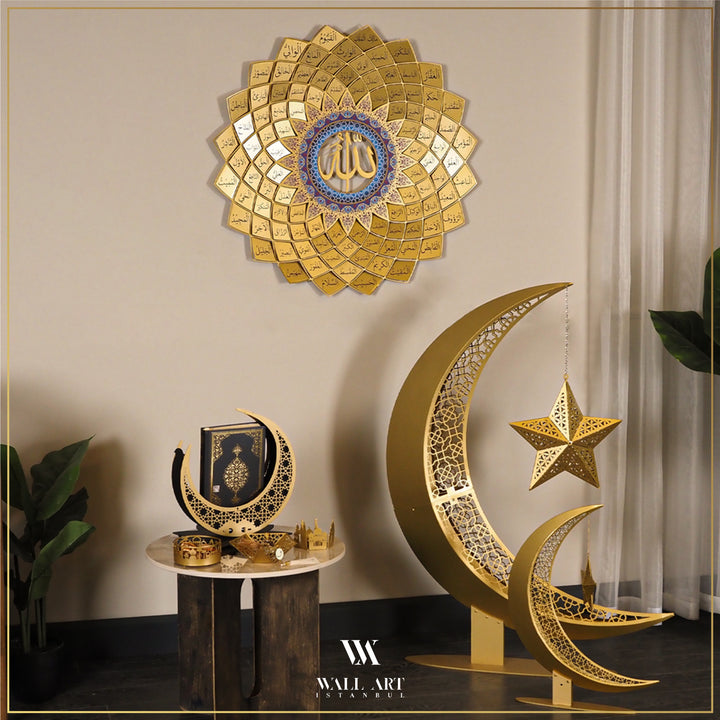 Ramadan Kareem Colorful Metal Tabletop Decor - WAMH126